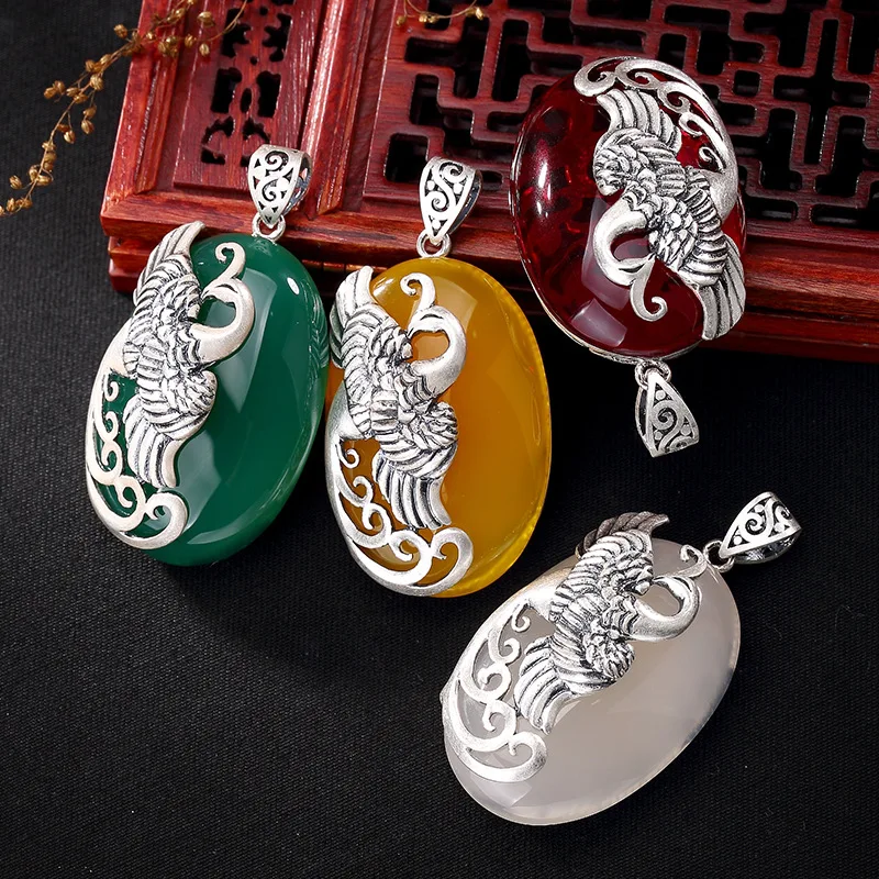 

2018 New Arrival Special Offer Phoenix Restoring Ancient Ways Ethnic Wind Is Han Edition Ms Long Sweater Chain Pendant