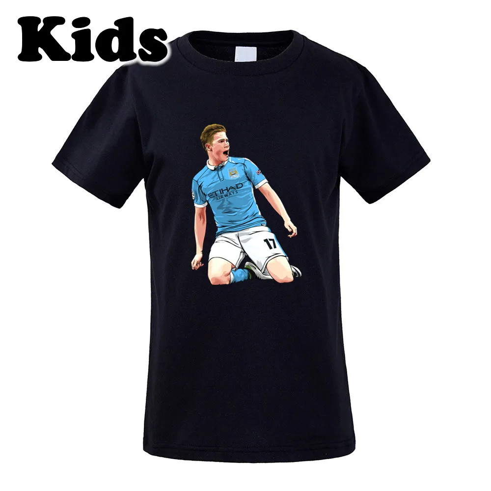 

Children Kevin De Bruyne T-shirt Clothes T Shirt Youth boys girl tshirt for fans gift o-neck tee 0409-1