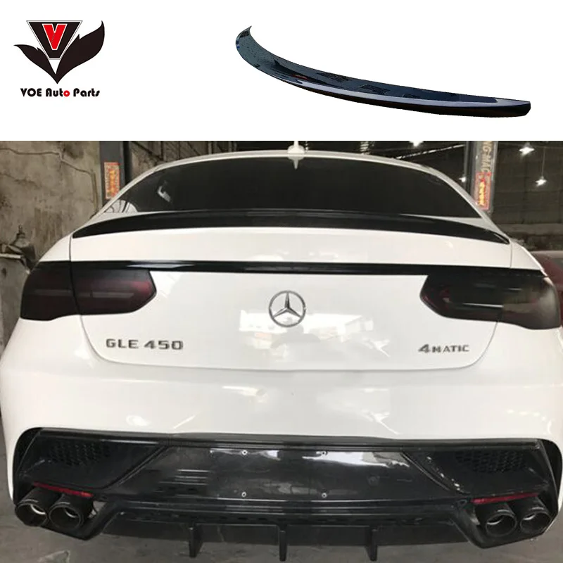 

GLE Coupe ABS Plastic Gloss Black Painted Rear Wing Spoiler for 2015 2016 2017 Mercedes-Benz GLE300 GLE400 GLE450 GLE500