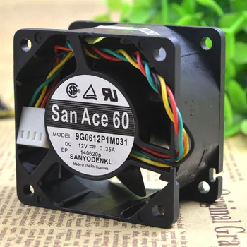 

SANYO 6038 6cm 12V 0.35A 9G0612P1M031 4 line double ball mute fan 60X60X38MM