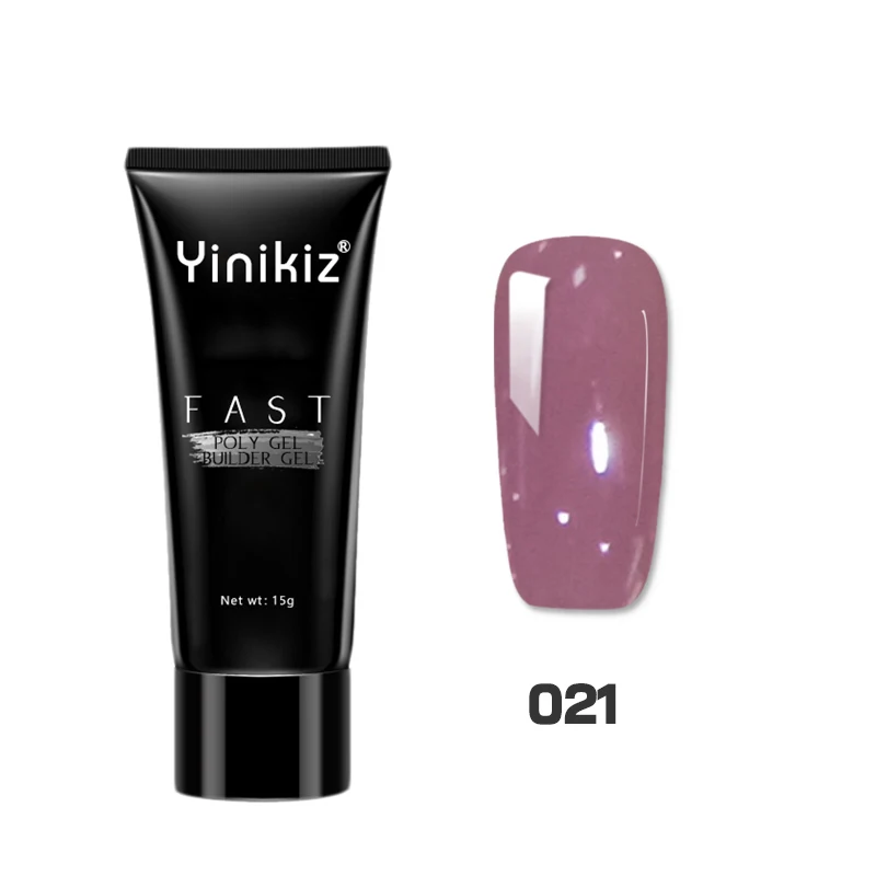

Yinikiz Acrylgel Acrylic Poly Gel Pink White Clear Crystal 15ml UV Builder Gel Nail Lacquer Primer Gel