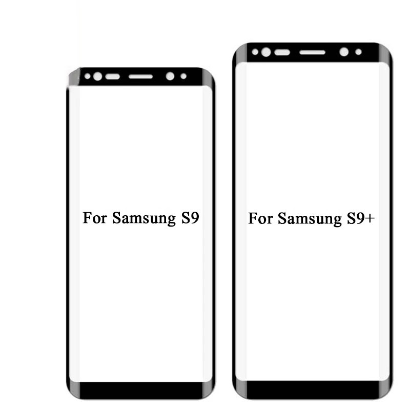 0,26 мм Полное покрытие 3D краями закаленное Стекло пленка для samsung Galaxy S9 S9 плюс Стекло Экран протектор S9+ Gorilla Saver