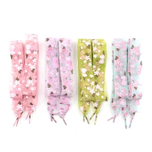 4 цвета Снежинка пряжа плоские атласные шелковые ленты шнурки кроссовки струны кроссовки спортивная обувь кружева 1 пара