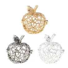 Модный кулон в форме сердца, яблока, клубники, эфирное масло, диффузор, медальон, подвески для ювелирных украшений, сделай сам