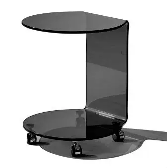 Perfect Small tea table . bending glass table 4
