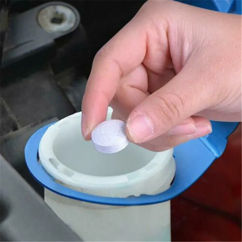 20 шт таблетки для мытья автомобиля, эффектные, концентрированные Твердые стеклоочистители и очиститель ветрового стекла, эффективная мойка