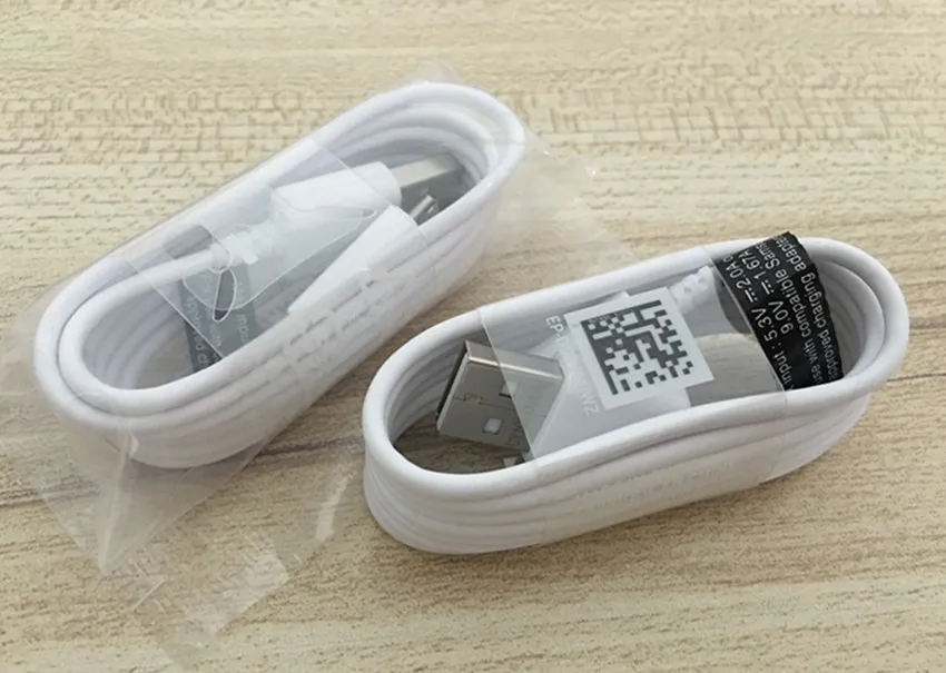 

100pcs/lot 100% Original Cable 1.2M Micro USB Data Sync Fast Charging Charger Cable for Note 5 S6 Edge S7 htc DHL free shipping