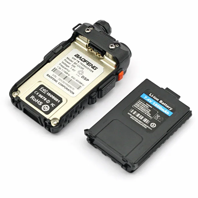 2Pcs BaoFeng UV-5R Walkie Talkie VHF/UHF 136-174Mhz&400-520Mhz Dual Band Two Way Radio Baofeng uv 5r Portable Walkie Talkie