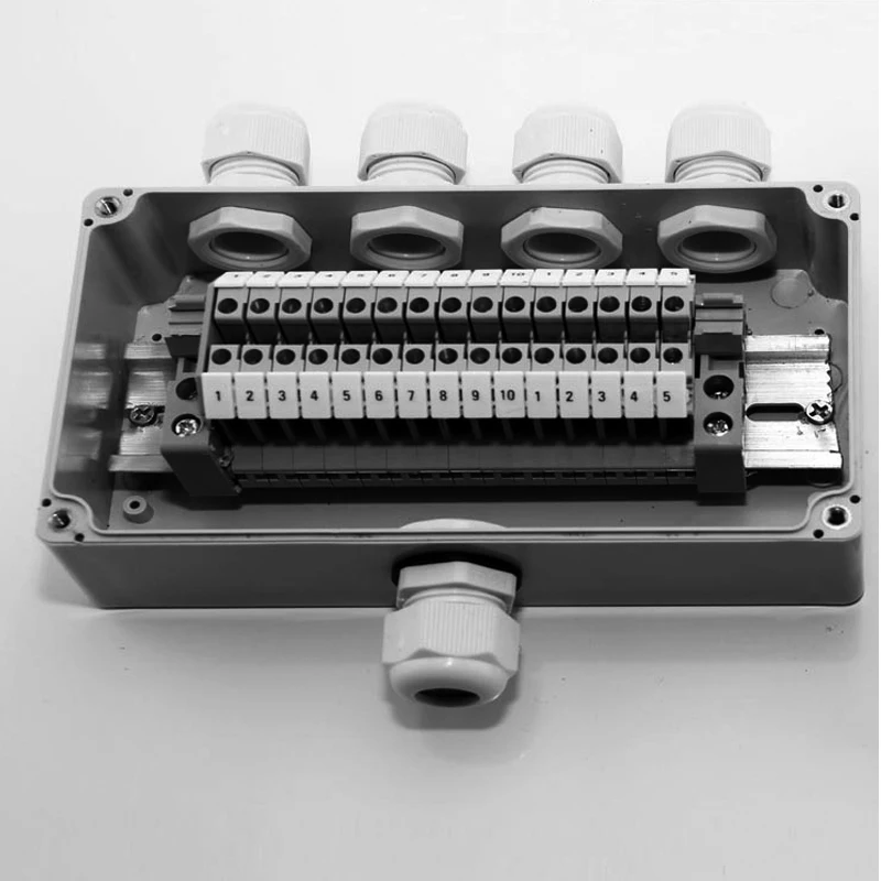 

158*90*60mm One in Four Out wire junction box connection waterproof IP66 ABS plastic box use as junction enclosure set