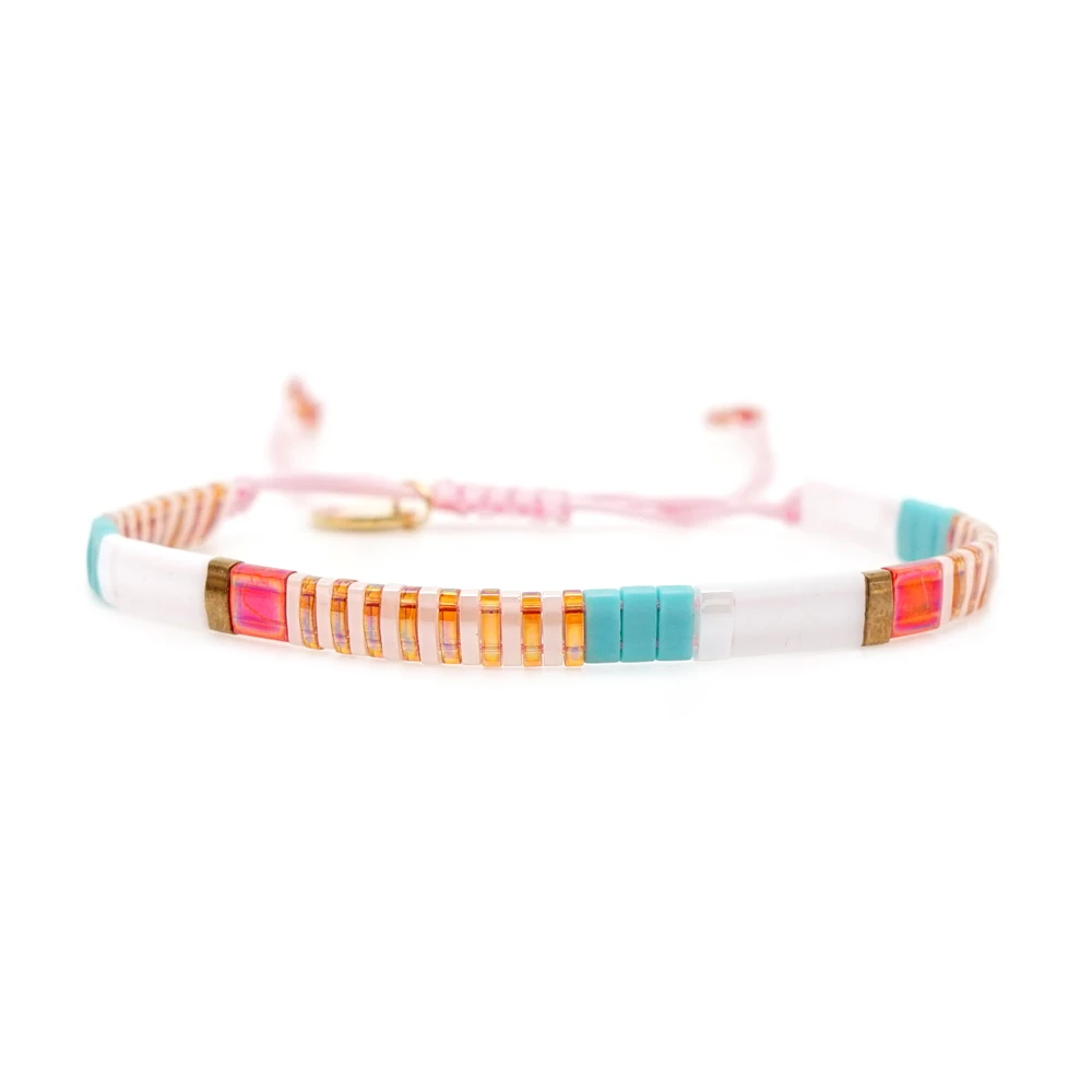 

JOYE high fashion braclet boho MIYUKI Tila Beads rainbow bracelet jewelry bracelets for women charm summer bracelet accessaries