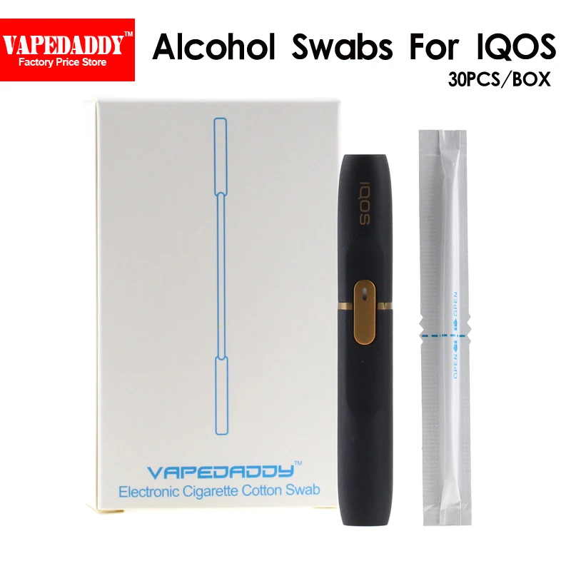 30pcs Alcohol Swab Swabs Clean Tool Double Head Cotton
