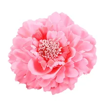 Мульти-Цвет 1 шт. в богемном стиле тканевые пионы, цветы волос клип для девочек элегантные нежные женские аксессуары для волос женские аксессуары