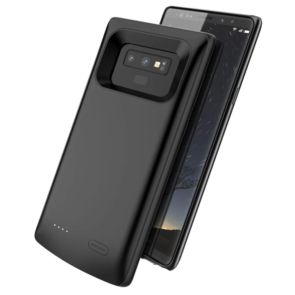 Силиконовый противоударный Батарея зарядный чехол для samsung Galaxy S9 S8 Plus Note 9 Note 8 Батарея Зарядное устройство Чехол Пакет Мощность банк чехол