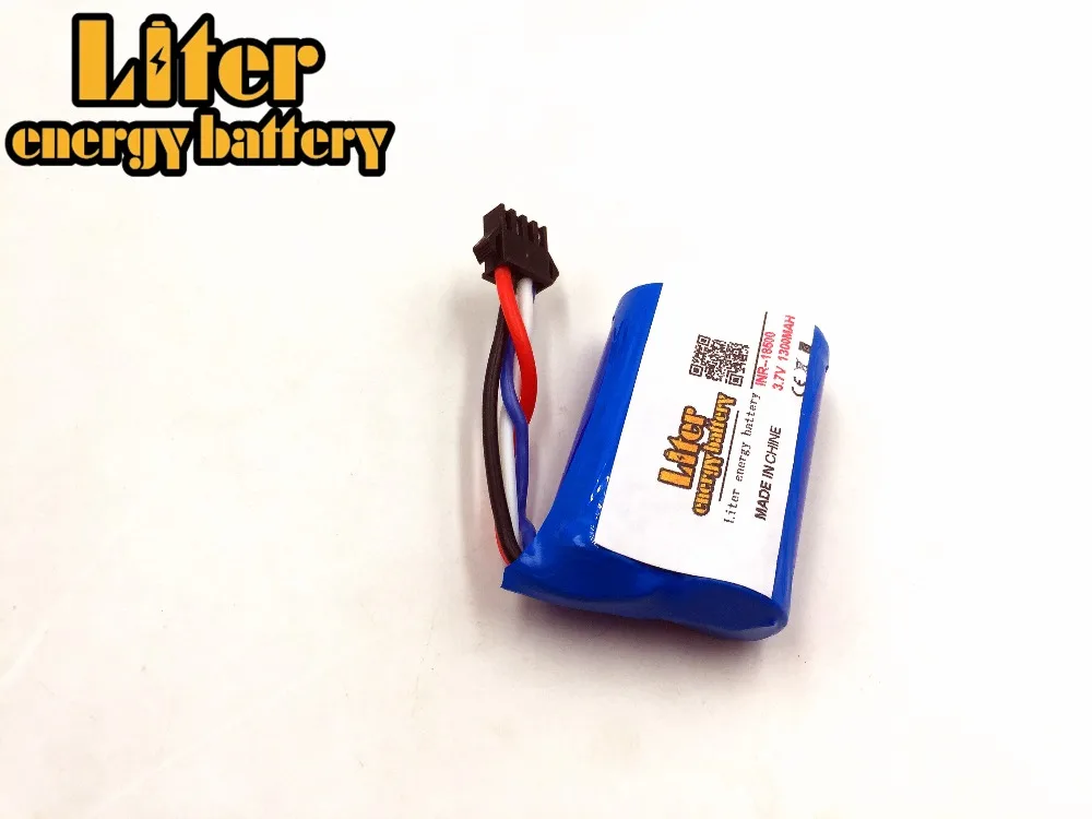 3,7 в 1300 мАч 18500 15c Lipo батарея для UDI 001 UDI001 для HQ HuanQi 960 2,4 г дистанционное управление Лодка Катер 3,7 RC LIPO батарея