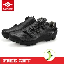 Santic 2017 Brand Cycling Shoes Men Bicycle Athletics Zapatillas Sapatilha Ciclismo MTB Shoes Self-locking Mountain Bike Shoes santic cycling shoes men 2018 self locking mountain bike shoes pro bicycle shoes athletic sneakers zapatillas ciclismo black