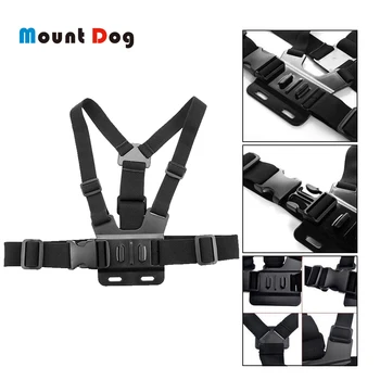 

Gopro accessories Adjustable Elastic Belt Body Camera Chest Strap Mount Tripod Go Pro Hero 6 5 4 3 SJCAM SJ4000 SJ6 XiaoYi 4k