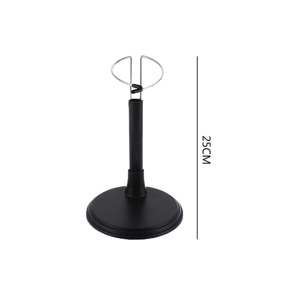 Negra Ajustable Soporte De Pantalla Soporte de la muñeca 10-13cm para la muñeca Accesorio
