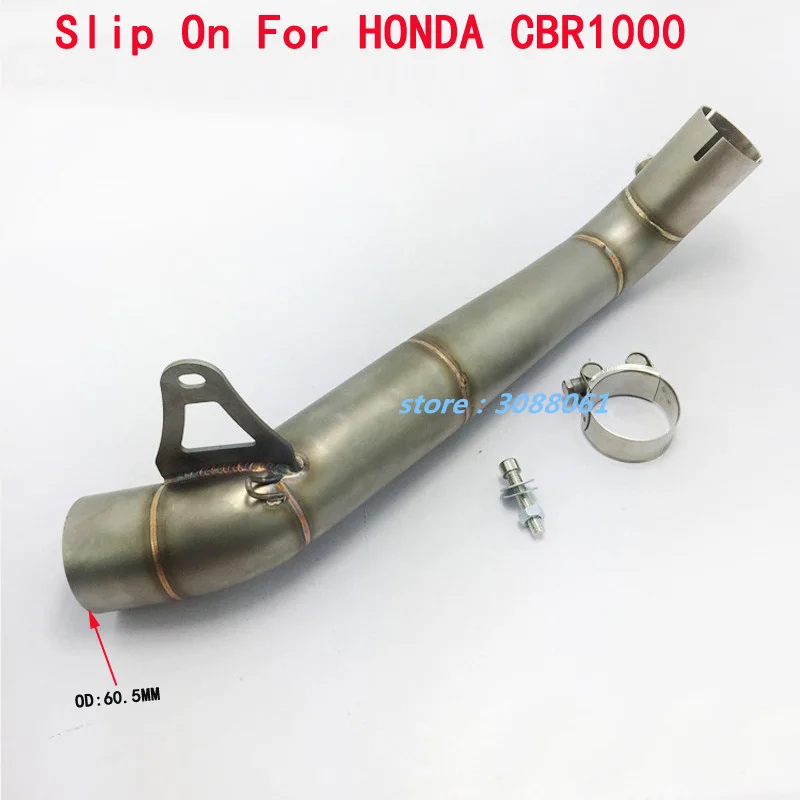 

CBR1000RR Motorcycle Exhaust Modified Muffler Contact Middle Pipe Motorbike Link Pipe For HONDA CBR1000RR 2008 2009 2010 2011-13