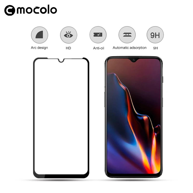Защитное стекло mocolo oneplus 6 T закаленное пленка 2.5D с полным покрытием для 5 5T 3T 5t