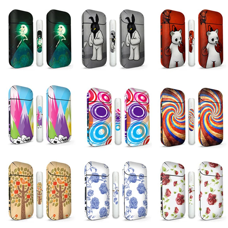 

Ambrose Vape Colorful Pattern Printing label sitcker for IQOS Skin
