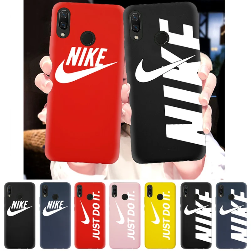 

Luxury Case for Huawei Nova 4 3 3i 2 2S Plus Black Silicone Sport Phone Cover Soft TPU Protective Back Smart Cases