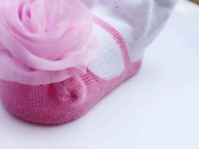 Роза Цветок для Младенца Новорожденного Носки Принцесса Праздничные Подарки На День Рождения для Девочки 0-12 Месяцев носки детские для девочек YD323R