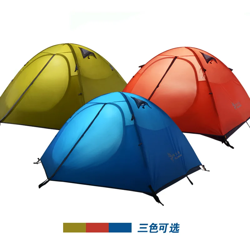

Hillman Zhengtu 3 3-4 people outdoor camping double layer aluminum rod tent