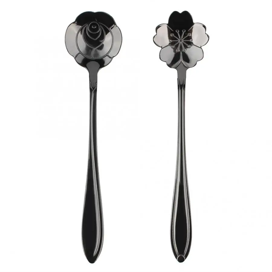 

Ice Cream Machine Stainless Steel Flower Spoon for Coffee Stirring Cake Ice Cream Spoon Ice Cream Maker