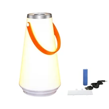 Креативный светодиодный портативный фонарь USB Перезаряжаемый походный ночной Светильник беспроводной сенсорный переключатель с регулируемой яркостью портативный подвесной светильник фонарь