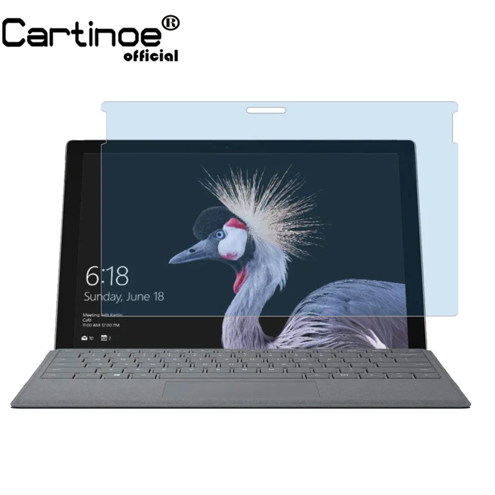 

Cartinoe Screen Protector For Microsoft Surface Pro 2017/surface Pro 4 12.3 Tablet, Anti Blue Light Lcd Screen Guard Film (2pcs)