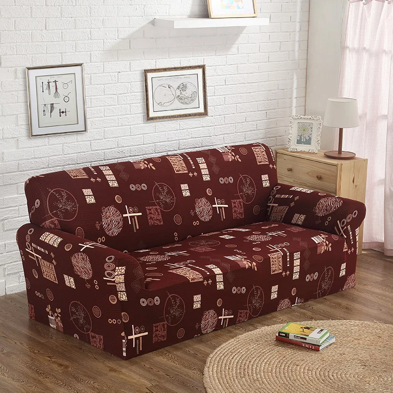 Продажа Эластичные универсальные чехлы для диванов секционные Угловые чехлы Чехол для мебели кресла домашний декор SC034