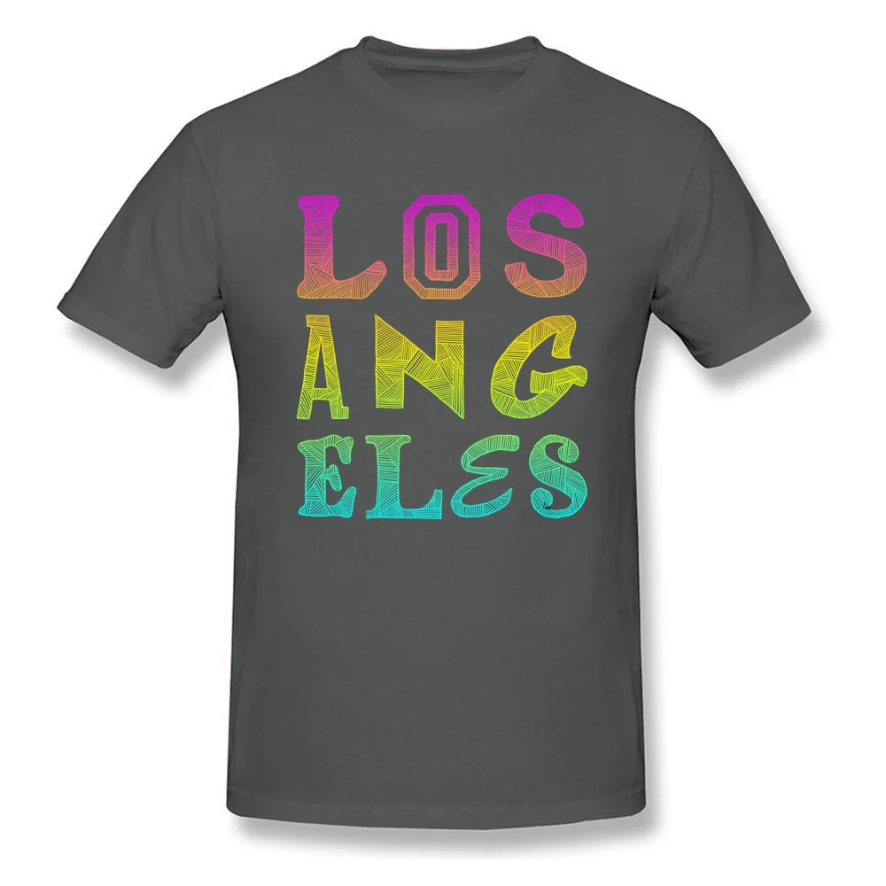 O Neck Los Angeles 100% Cotton Mens Tshirts Fitness Tight Short Sleeve Tops Shirt Cute Camisa Sweatshirts Top Quality Los Angeles carbon