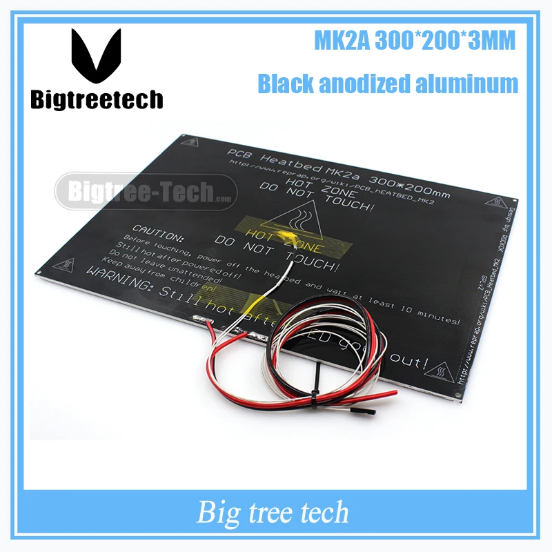 MK2A 300 200 3 0mm RAMPS 1 4 PCB Heatbed MK3 For 3D Printer Part 3D0280