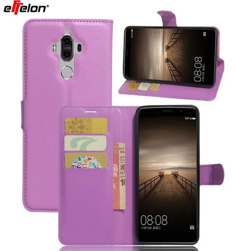 Effelon Luxury PU Leather Belt Clip Holster Flip Case Cover Pouch Card Slot For Huawei Mate 9 Mobile Phone | Мобильные телефоны и