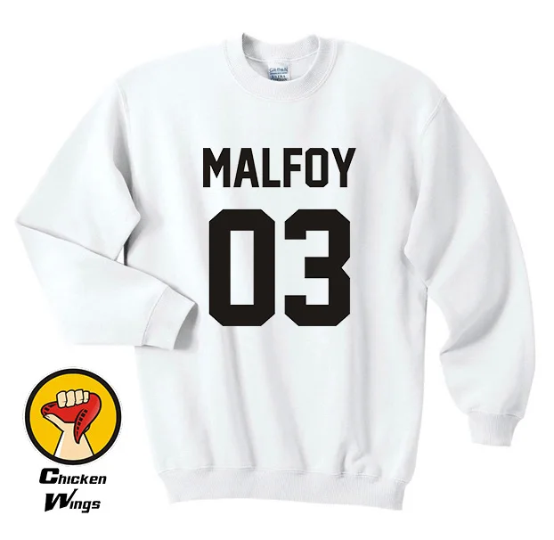 Malfoy 03 House of Slytherin Tumblr, волшебная Модная рубашка, топ, свитер с круглым вырезом, унисекс, много цветов, XS-2XL