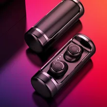 Bluetooth 5,0 наушники-вкладыши TWS бинауральные беспроводные стерео IPX5 водонепроницаемые металлические наушники новейшие спортивные_ STW