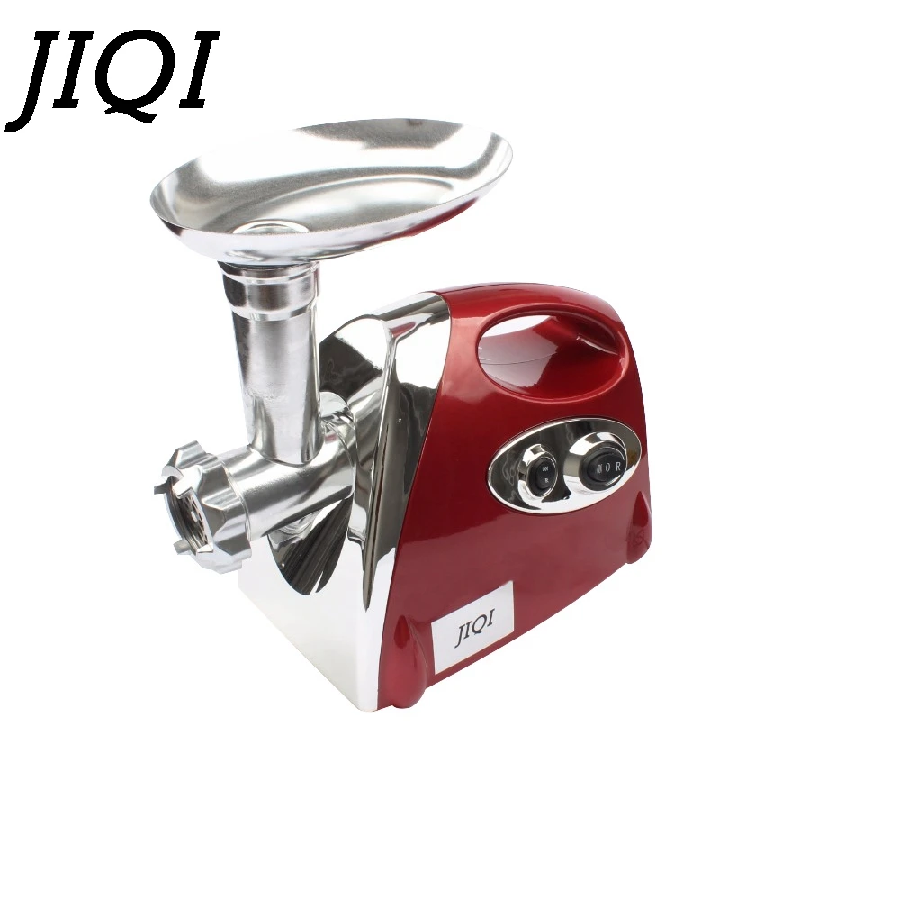 JIQI Multifunction Electric Meat Grinder Mincer filler Sausage Filling Maker Machine stuffer vegetables Slicer Cutter 110V 220V JIQI Multifunction Electric Meat Grinder Mincer filler Sausage Filling Maker Machine stuffer vegetables Slicer Cutter 110V 220V