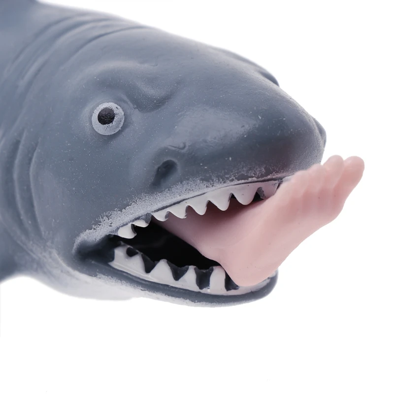 Акула Squeeze Vent игрушка весело снятие стресса нажмите, чтобы плюнуть ноги дети новинка подарок