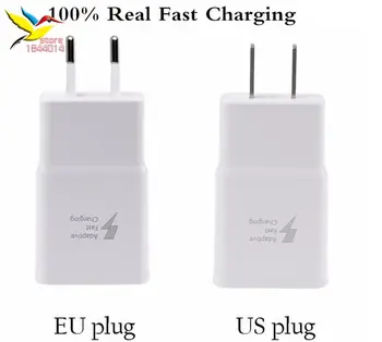 

9V 1.67A or 5V 2A Output One USB EU US Plug Fast Charger Power Adapter Used for Samsung S6 Note 4 Mobile Phone Tablet PC 500 pcs