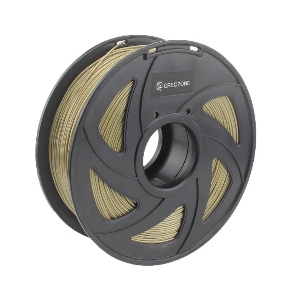 

CREOZONE Premium Quality 3D Printer Filament Metal Series Bronze 1.75 1kg Spool 3d printing filament for Prusa i3 RagRap