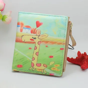 

Women Lady Wallets Purse Small PU Zipper Buckle Fashion For Credit ID Card Coin Money Holder FA$3