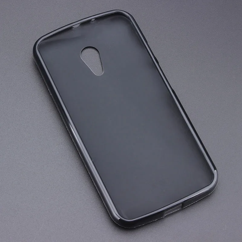 Черный гелевый ТПУ тонкий мягкий резиновый силиконовый чехол для Motorola Moto G2 G 2nd Gen