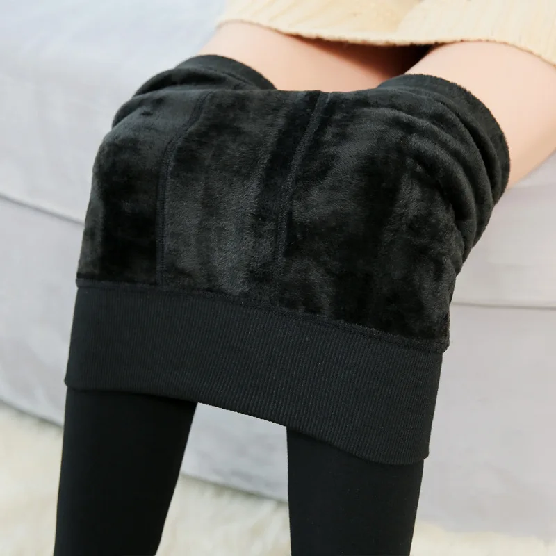 Зимние леггинсы 2018 новые модные большие размеры красочные хлопка ногу шаг бархатной подкладке женские штаны оптовая продажа с фабрики B001
