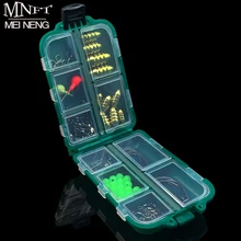 MNFT 1 комплект Ассорти рок рыболовный комплект Кривошип крючки, пулевые грузила, вертлюги, разъем, рыболовные бусины, свинцовая головка комбинированные крючки коробка