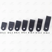 100PCS 16mm R-Type Nylon Cable Clamp 5/8" black R-Type Cable Clamp Cable Clips Free Shipping R-3.3 5.3 6.4 8.4 10.4 13.2 16 4