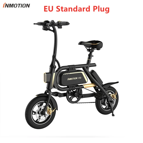 P2F EU Standard Plug Складной велосипед Inmotion P2F/P2 Ebike, 36 В, 23,2 Ач/7,8 Ач, аккумулятор 350 Вт, 30 км/ч, 12 дюймов, мини-велосипед, электрический велосипед, CE FCC - Цвет: P2F EU Standard Plug