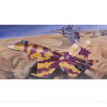 

1:144 Scale Fighter Aircraft Model Kit Soviet Sukhoi Su-37 Airplane Puzzle