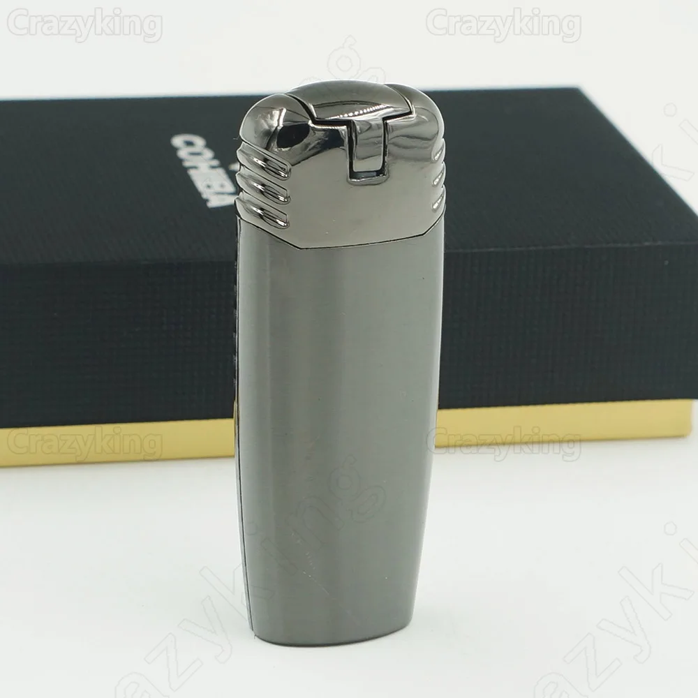 Новое поступление COHIBA Модный ручной металлический 2 Факел струйное пламя сигары
