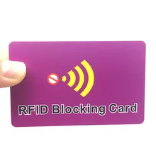 1000 шт./лот CMYK печать на заказ Кредитная карта протектор блок RFID/NFC сигналы RFID блокирующая карта