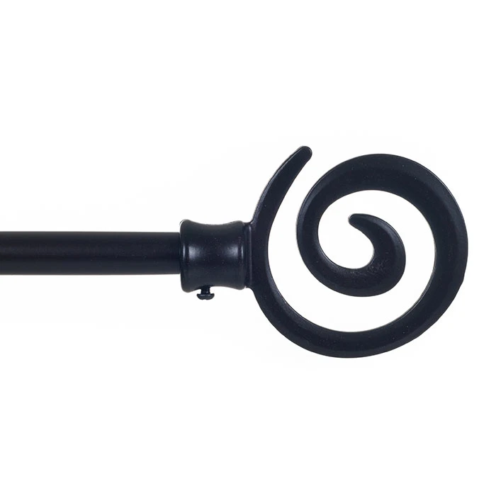 Lavish Home Spiral Curtain Rod 3/4 inch - Rubbed Bronze